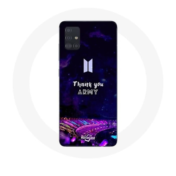 Coque pour Samsung Galaxy A51 5G Bangtan Sonyeondan Concert BTS Army Bomb Lightstick