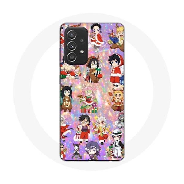 Skydd för Samsung Galaxy A33 5G Demon Slayer God Jul visar julklappen