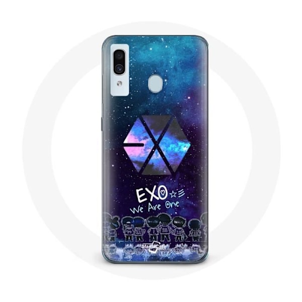 Coque för Samsung Galaxy A20e Exo Groupe K-pop Logotyp vi är ett