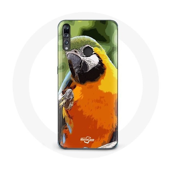 Coque för Huawei p30 lite Aras Papegoja Orange grön