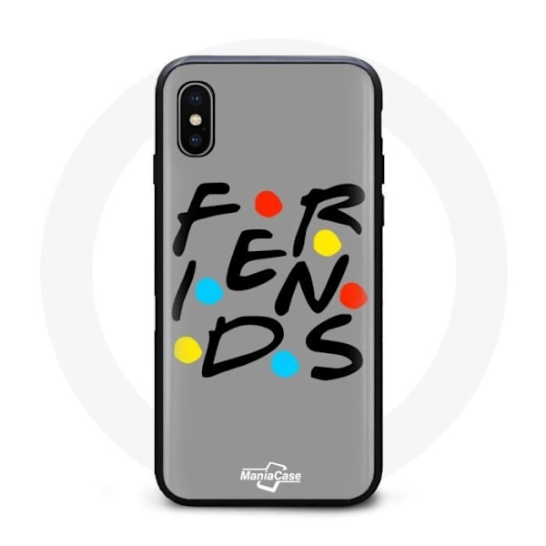 Coque Souple - Vänner - Iphone XS Max - Svart - Unisex - Vuxen