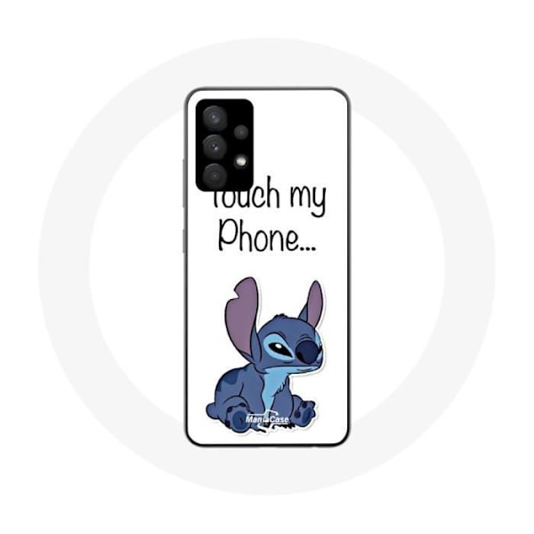 Coque för Samsung Galaxy A13 4G / A13 4G Lite Lilo och Stitch söt Vit bakgrund