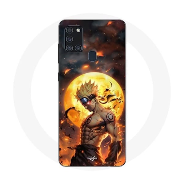 Coque Maniacase för Samsung Galaxy A21s mörk naruto måne 3D