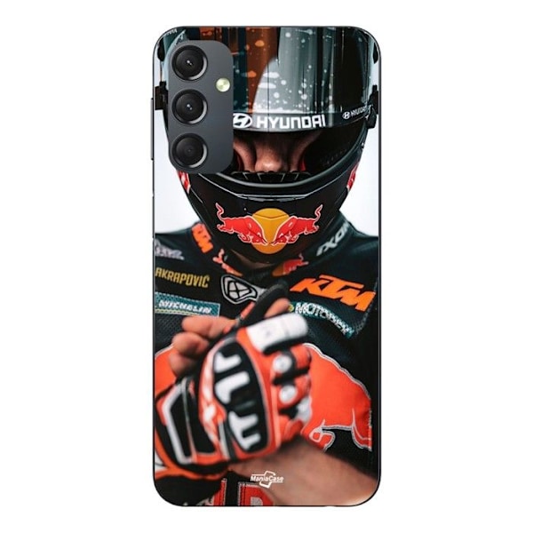 Coque - Maniacase - Samsung Galaxy A24 - Mjuk - Svart - Moto GP KTM