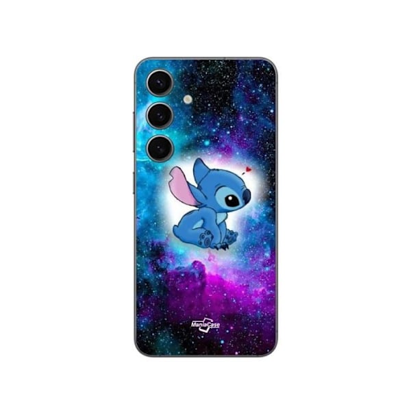 Coque - Maniacase - Samsung Galaxy S24 plus - Stitch ohana - Mjuk - Färgglad Färgad