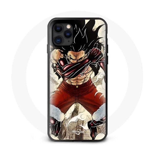 Coque - Maniacase - Iphone 13 Pro Max - Luffy Gear Anime - Silikon - Mjuk svart