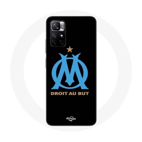 Coque - OM - Redmi Note 11 5G - Sort - Blød - Olympique de Marseille Logo Svart