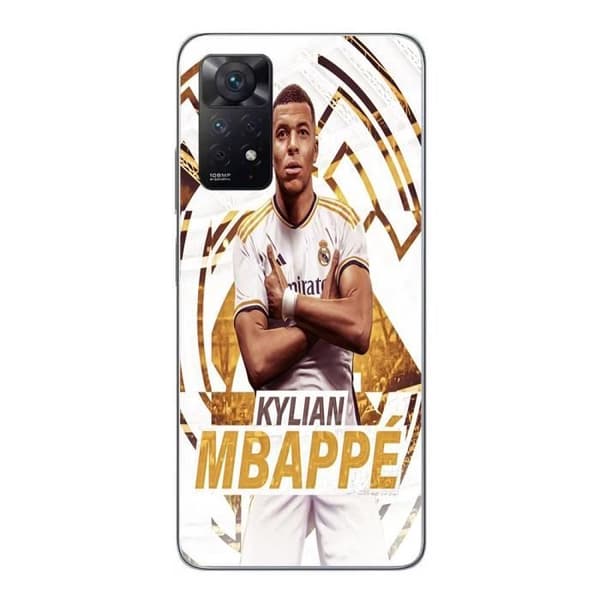 Coque - Maniacase - Xiaomi Redmi Note 11 - Kylian Mbappe - Sort - Blød Svart