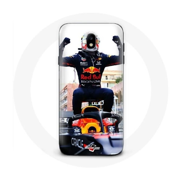 Coque för Samsung Galaxy S4 Formel 1 Max Verstappen F1-förare svart röd och gul