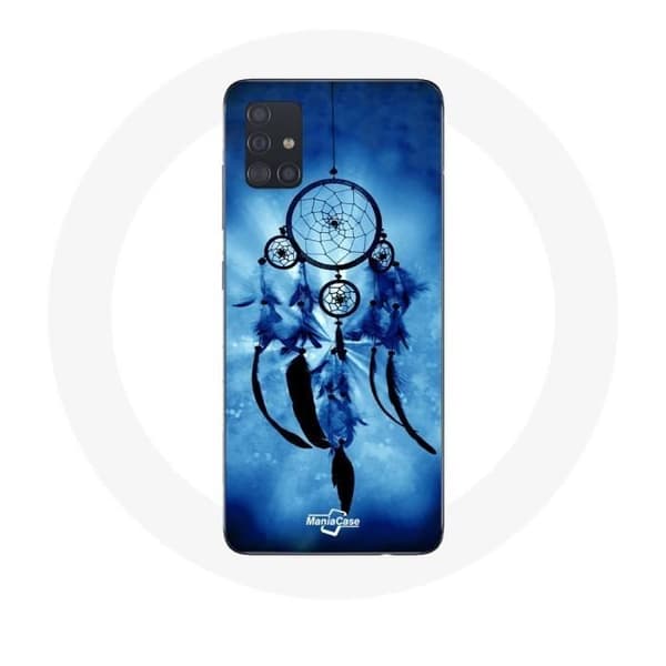 Coque - MANIACASE - Samsung Galaxy A71 - Drømmefanger - Blød - Unisex Blå
