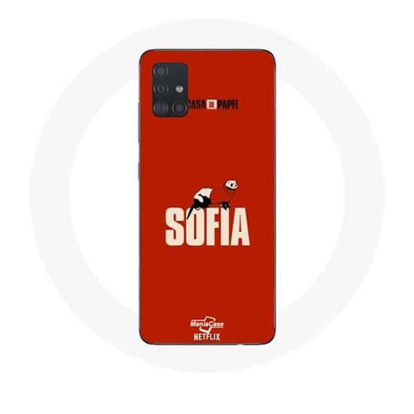 Coque för samsung galaxy A71 La casa de papel Sofia Art