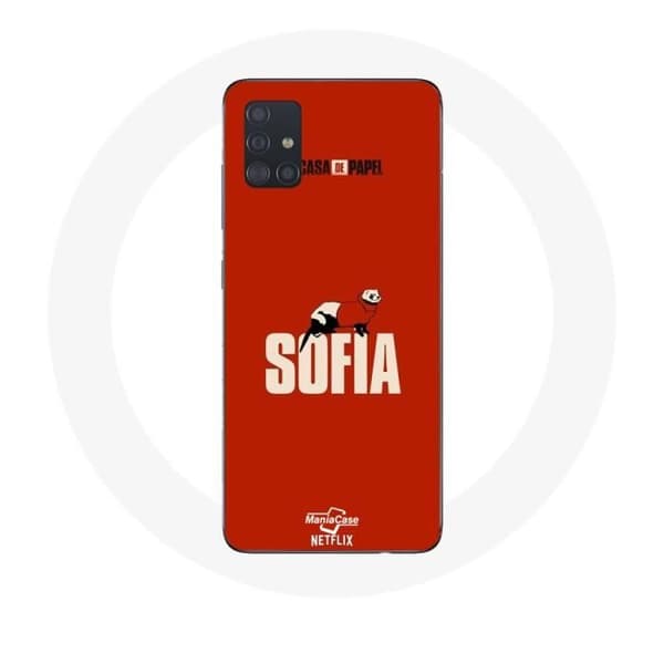 Cover til Samsung Galaxy A71 La casa de papel Sofia Art