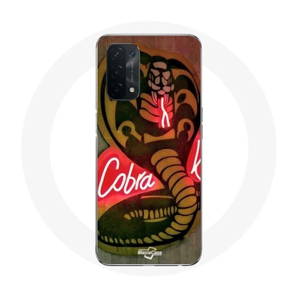 Coque - Maniacase - Oppo A74 5G - Cobra Kai-logotyp - Silikon - Mjuk svart