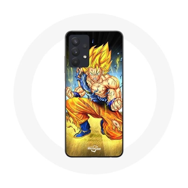Coque för Samsung Galaxy A32 5G Son Goku Dragon Ball arg kropp
