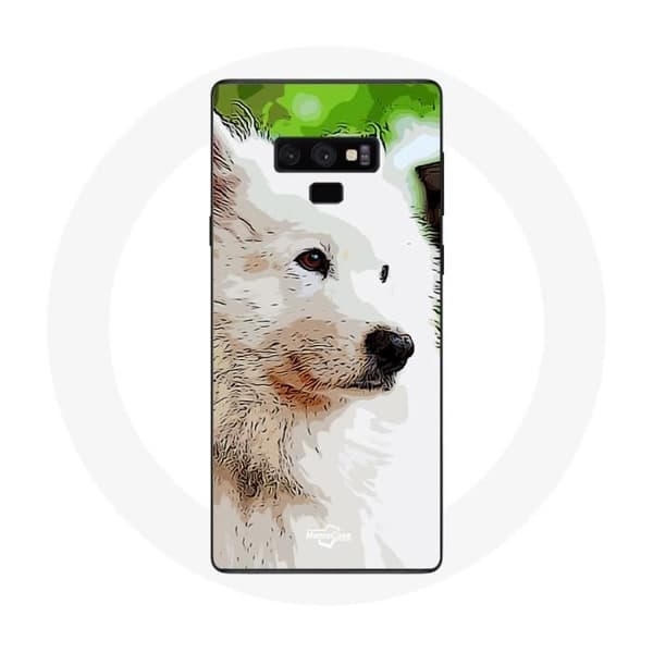 Cover til Samsung Galaxy Note 9 Hvid Samoyed Hund