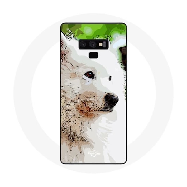 Mobilskal för Samsung Galaxy Note 9 Vit Samojedhund