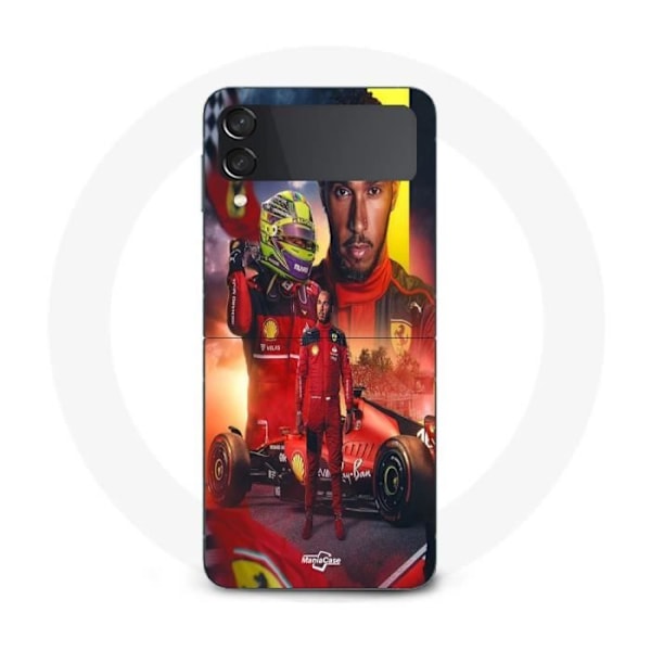 Coque Samsung Galaxy Z Flip4 Lewis Hamilton Scuderia Ferrari F1 officiell