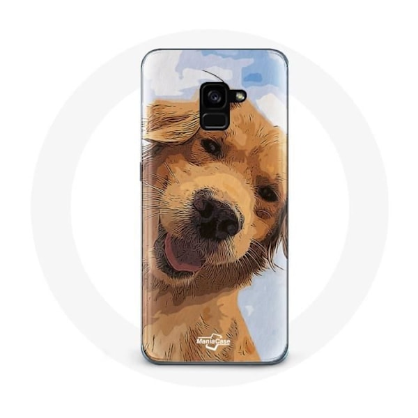 Coque för Samsung Galaxy A8 Plus Golden retriever hundras