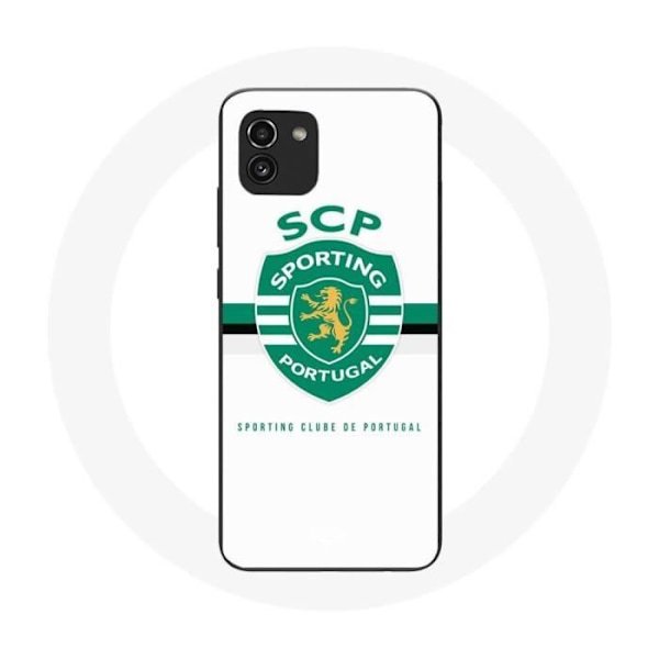 Coque - Maniacase - Samsung Galaxy A03 - Svart - Mjuk - Sporting Portugal Svart