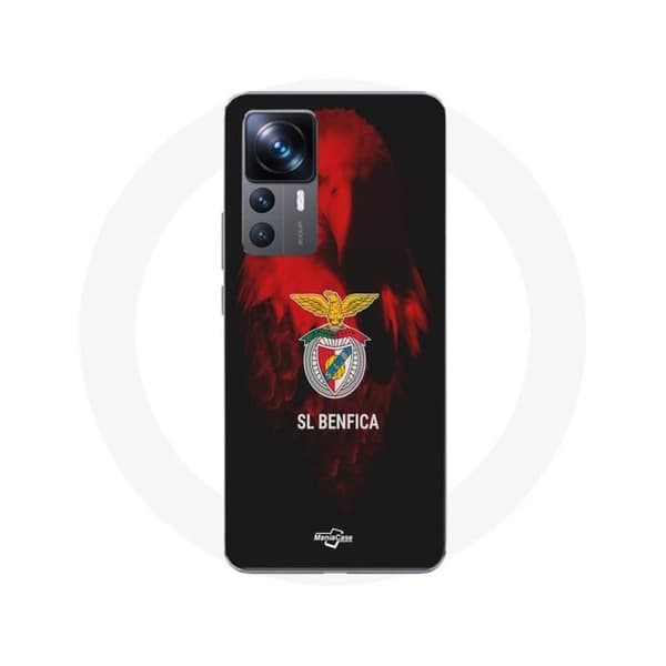 Coque - SLB - Xiaomi 12T - Blød - Sort - Ørn Mønster
