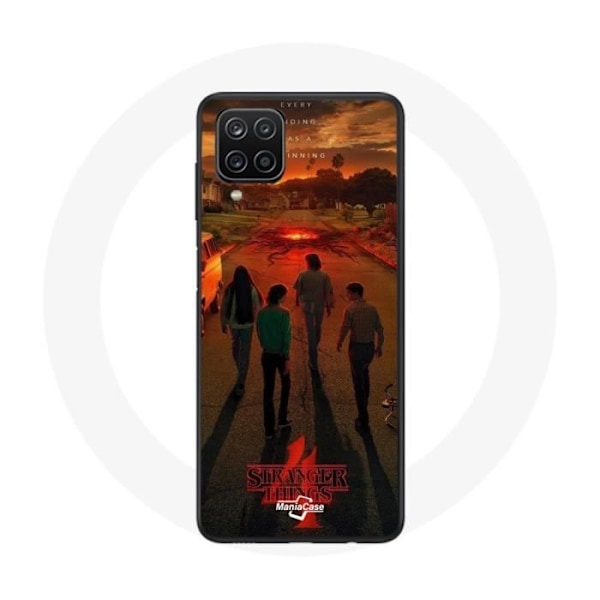 Coque för Samsung Galaxy A42 5G Stranger Things Säsong 4 Affischkonst Utrustningar från den Nya Teorin