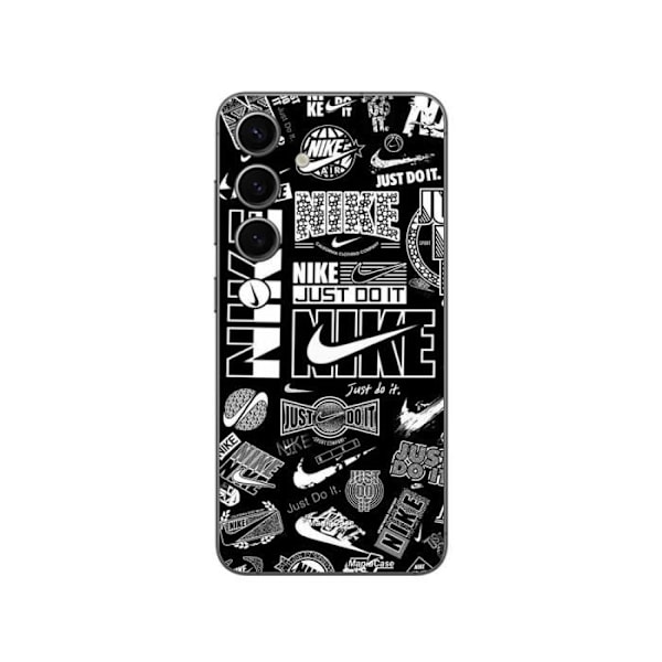 Coque Samsung Galaxy S24 FE Nike air logo Ladda ner Nike Graffiti Svart och vitt Maniacase