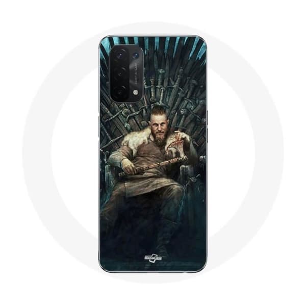 Coque - Maniacase - Oppo A54 5G - Blød - Sort - Vikings Game of Thrones