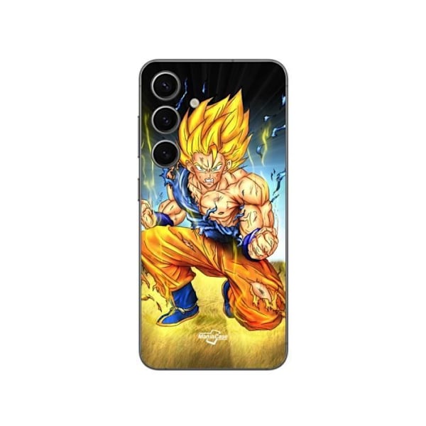 Coque - Maniacase - Samsung Galaxy S24 PLUS - Goku - Mjuk - Svart