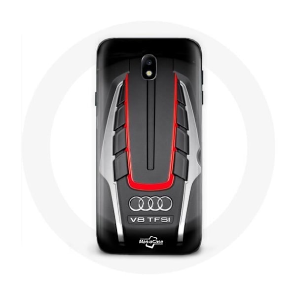 Skydd för Samsung Galaxy J7 2017 Audi S8 Röd logotyp