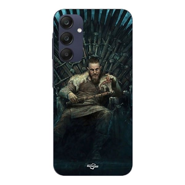 Coque - Maniacase - Samsung Galaxy A25 - Souple - Noir - Vikings/Game of Thrones