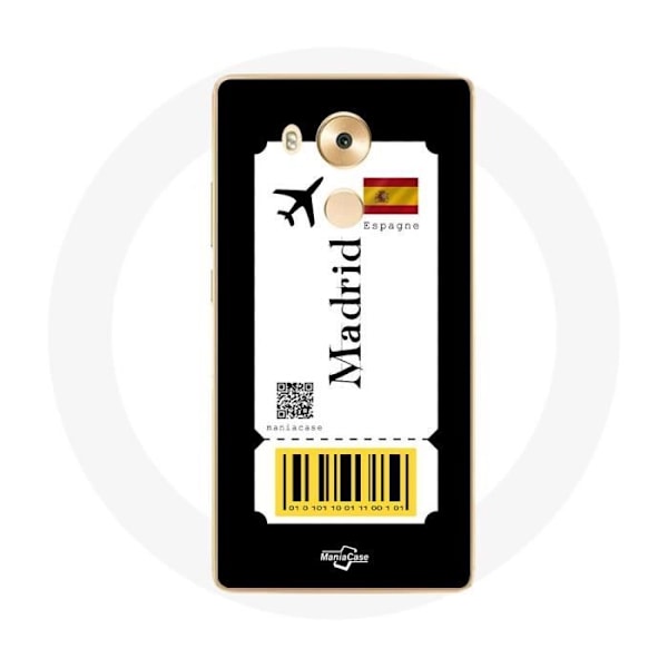 Fodral för Huawei Mate 8 Flygbiljett Madrid Spanien
