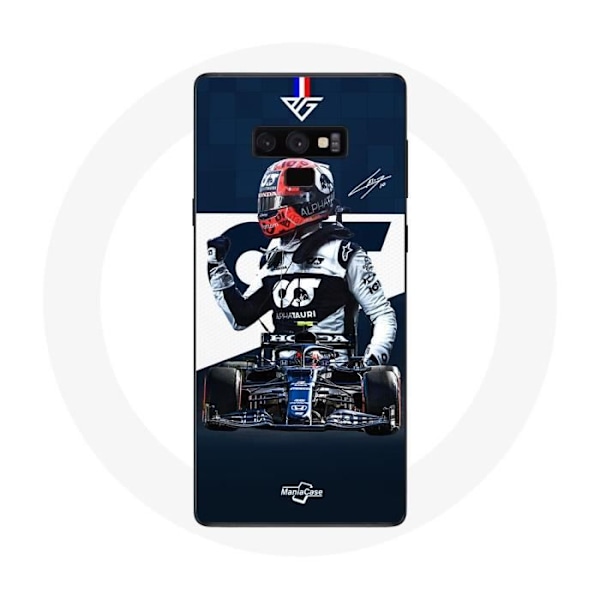Coque för Samsung Galaxy Note 9 Formel 1 Max Verstappen F1-förare Blå