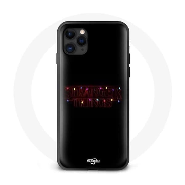 Cover - Maniacase - iPhone 13 Pro Max - Sort - Blød - Stranger Things Svart