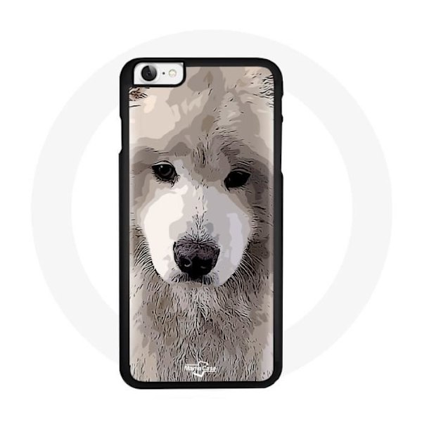 Coque - Samoyede - iPhone 4 - Blød - Stødbeskyttelse - Sort