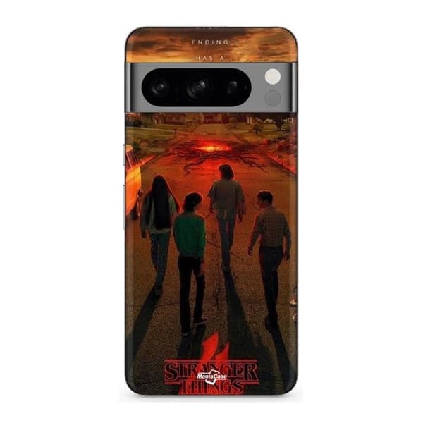 Cover til Google Pixel 8 Pro Stranger Things sæson 4 svart