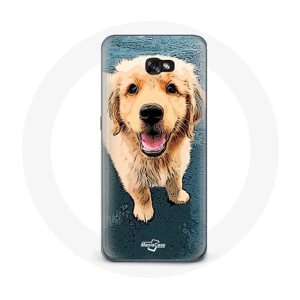 Cover til Samsung Galaxy A5 2016 Golden Retriever Hvalp