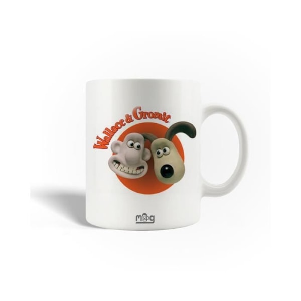 Mugg i keramik Wallace och Gromit Shaun fåret