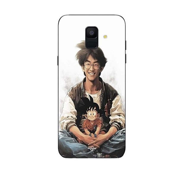 Mobilskal - Maniacase - Samsung Galaxy A8 2018 - Akira Toriyama Goku - Silikon - Mjuk svart