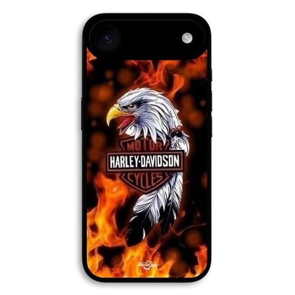 Coque pour iPhone 17 Air Harley Davidson aigle feu