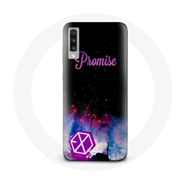 Coque för Samsung Galaxy A50 Exo Grupp K-pop Logotyp Låt Löfte