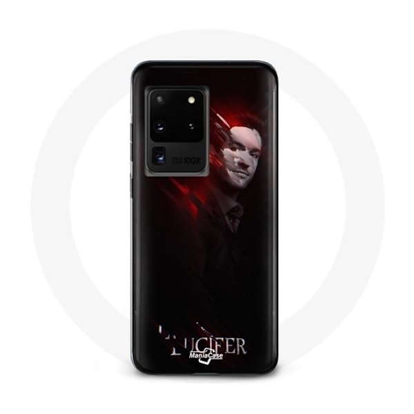 Skydd för Samsung Galaxy S20 Ultra Lucifer Serie svart bakgrund