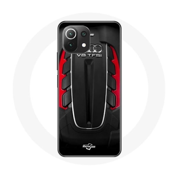 Coque - Audi - Xiaomi Mi 11 Lite - Mjuk - Röd - Skydd Röd