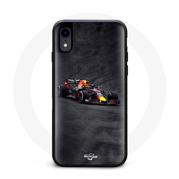 Coque - Formel 1 - Iphone XS - Blød - Blå - Verstappen Mønster Blå