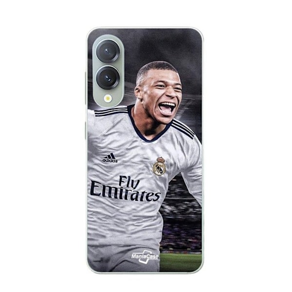 Telefonfodral - Maniacase - Samsung Galaxy S25 Edge - Silikon - Mjuk - Kylian Mbappe Svart
