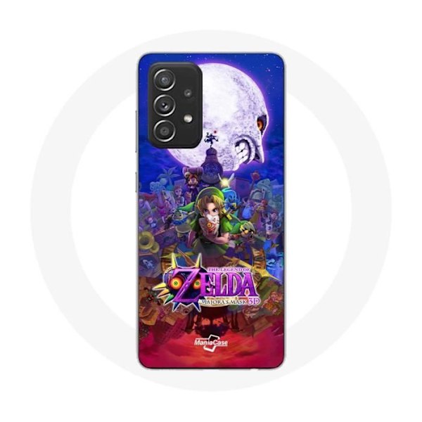 Skydd för Samsung Galaxy A33 5G Legenden om Majoras Mask Zelda Videospel