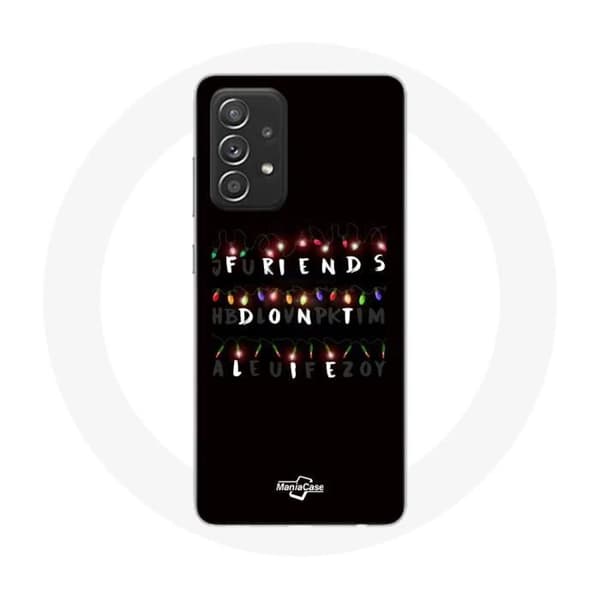 Coque - Stranger Things - Samsung Galaxy A52 - Blød - Sort - Unisex