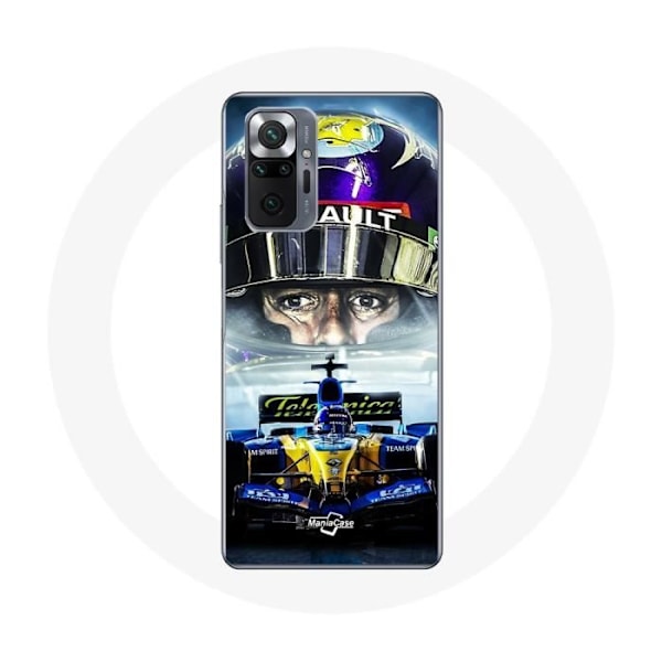 Coque för Xiaomi Redmi Note 10 Pro Formel 1 Fernando Alonso Díaz spansk F1-förare