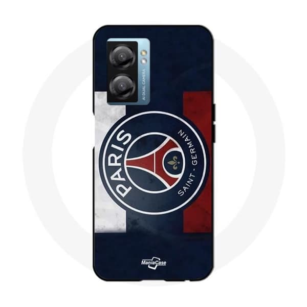 Coque - Maniacase - Narzo 50 5G - Paris Saint Germain Flag - Blød - Sporty