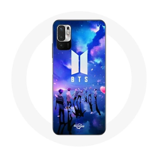 Coque för Xiaomi Redmi Note 10T 5G Bangtan Sonyeondan BTS Fanart Logotyp