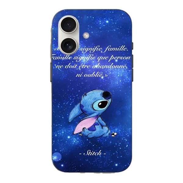 Coque iPhone 16 Stitch Disney stitch söt Ohana betyder familj